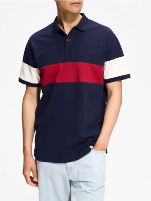 Reserved - Koszulka polo comfort fit - granatowy