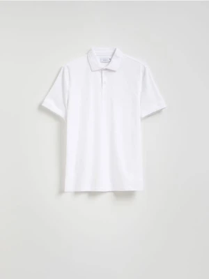 Reserved - Koszulka polo regular - biały