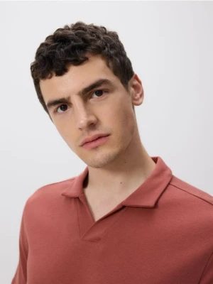 Reserved - Koszulka polo regular - bordowy