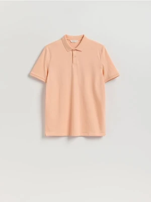 Reserved - Koszulka polo regular fit - bursztynowy