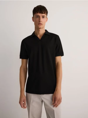 Reserved - Koszulka polo regular fit - czarny