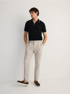 Reserved - Koszulka polo regular fit - czarny