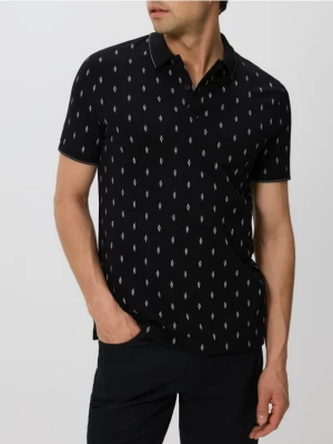 Reserved - Koszulka polo regular fit - czarny