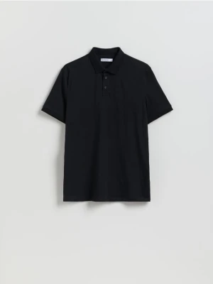 Reserved - Koszulka polo regular fit - czarny