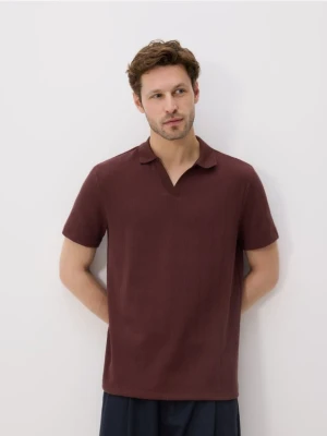 Reserved - Koszulka polo regular fit - jasnofioletowy