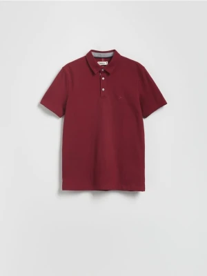 Reserved - Koszulka polo regular fit - jasnofioletowy