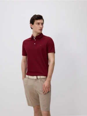 Reserved - Koszulka polo regular fit - jasnofioletowy