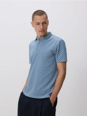 Reserved - Koszulka polo regular fit - jasnoniebieski