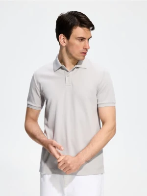 Reserved - Koszulka polo regular fit - jasnoszary