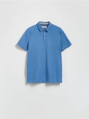 Reserved - Koszulka polo regular fit - niebieski