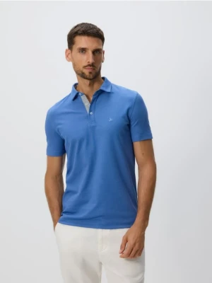 Reserved - Koszulka polo regular fit - niebieski