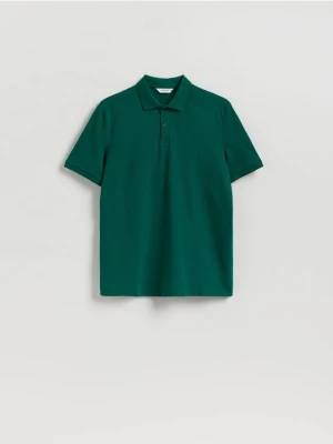 Reserved - Koszulka polo regular fit - zielony