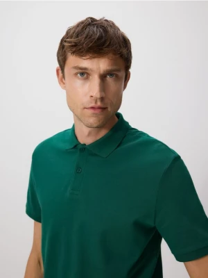 Reserved - Koszulka polo regular fit - zielony