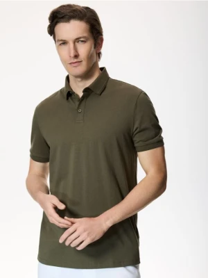 Reserved - Koszulka polo regular fit - zielony