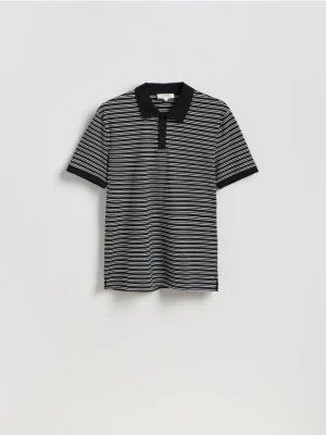 Reserved - Koszulka polo regular w paski - wielobarwny