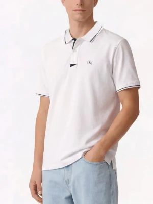 Reserved - Bawełniane polo regular fit - biały