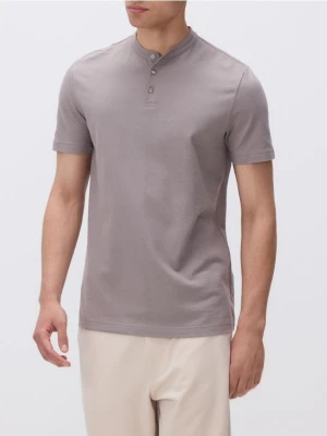 Zdjęcie produktu Reserved - Koszulka polo regular ze stójką - beżowy