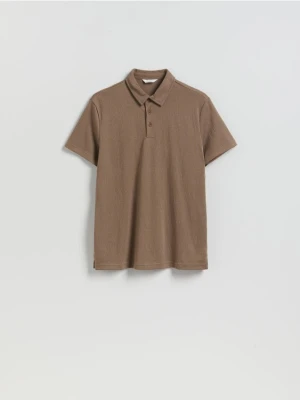 Reserved - Koszulka polo slim - beżowy