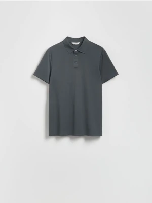 Reserved - Koszulka polo slim - ciemnoszary