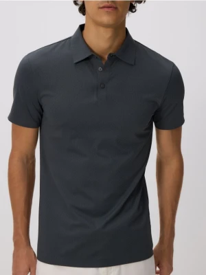Reserved - Koszulka polo slim - ciemnoszary