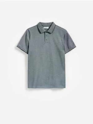 Reserved - Koszulka polo slim - ciemnozielony