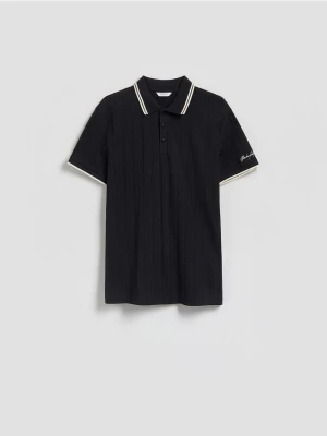 Reserved - Koszulka polo slim - czarny