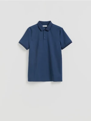 Reserved - Koszulka polo slim - granatowy