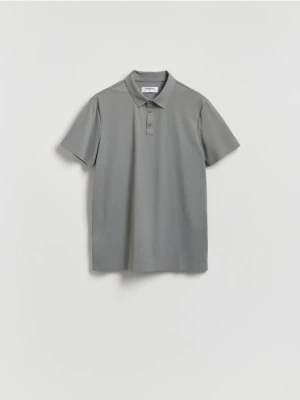 Reserved - Koszulka polo slim - jasnoszary