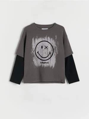 Reserved - Koszulka SmileyWorld® - ciemnoszary
