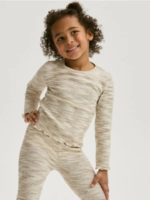 Reserved - Koszulka z falbanką - wielobarwny