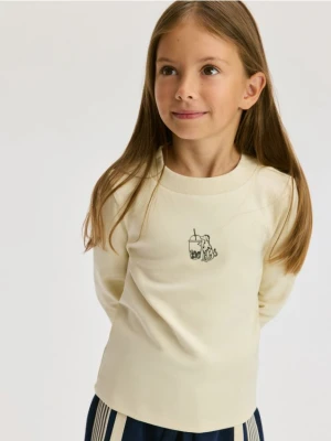 Reserved - Koszulka z nadrukiem - beżowy