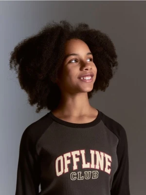 Reserved - Koszulka z nadrukiem - czarny