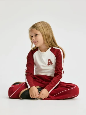 Reserved - Koszulka z nadrukiem - intenstywna czerwień