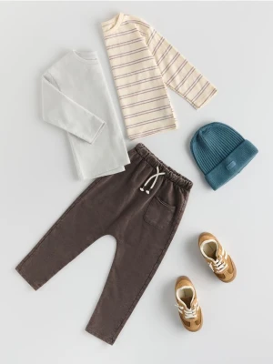 Reserved - Koszulki 2 pack - jasnoszary