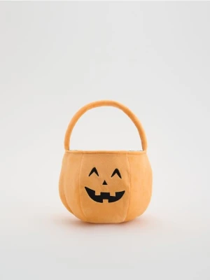 Reserved - Koszyk na Halloween - pomarańczowy
