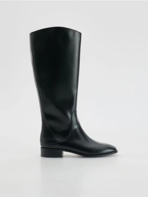 Reserved - Kozaki na niskim obcasie - czarny