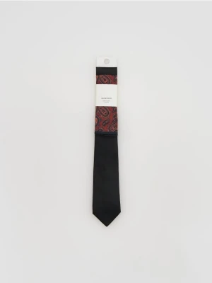 Reserved - Krawat z poszetką - czarny