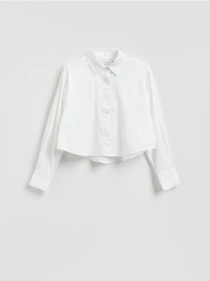 Reserved - Krótka koszula - biały