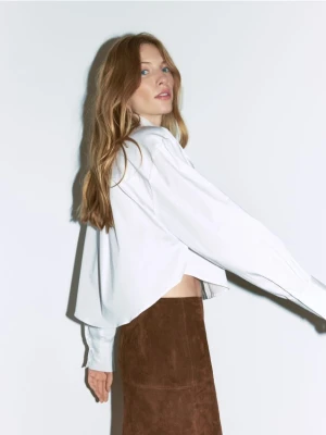 Reserved - Krótka koszula - biały