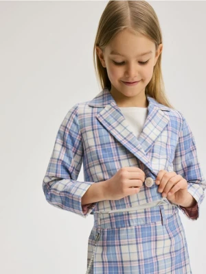 Reserved - Krótka marynarka w kratę - wielobarwny