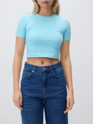 Reserved - Krótki t-shirt - jasnoturkusowy