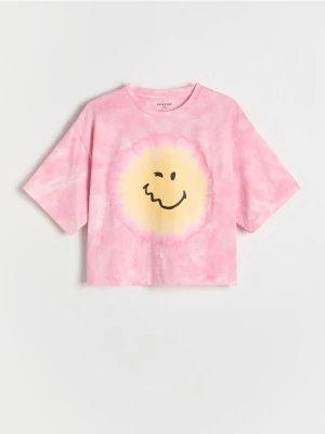 Reserved - Krótki t-shirt SmileyWorld® - wielobarwny