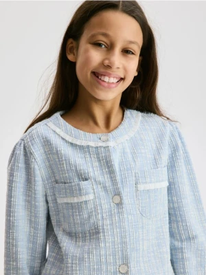 Reserved - Krótki żakiet - jasnoniebieski