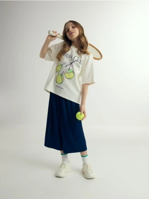 Reserved - Kuloty z kokardkami - granatowy