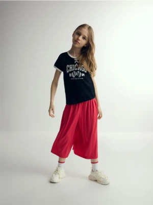 Reserved - Kuloty z kokardkami - intensywny róż