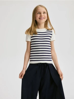 Zdjęcie produktu Reserved - Kuloty z zakładkami - granatowy