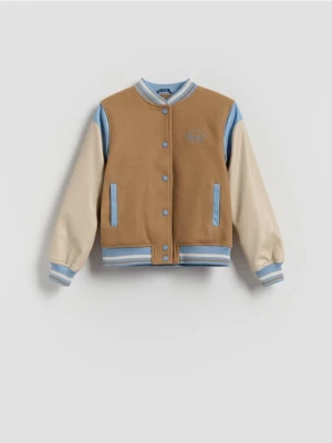 Reserved - Kurtka bomber - beżowy