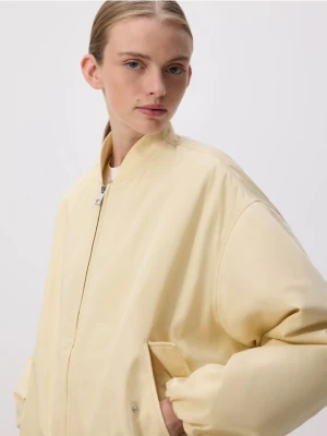 Reserved - Kurtka bomber - jasnożółty