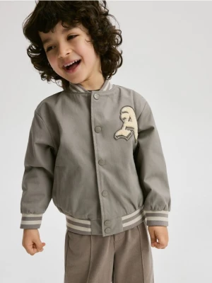 Reserved - Kurtka bomber oversize - brązowy