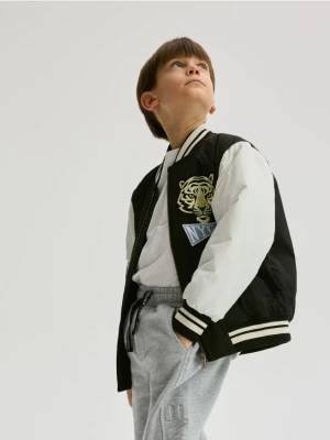 Reserved - Kurtka bomber oversize - czarny